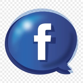 Facebook Fb Bubble Illustration Icon Logo
