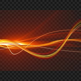 HD Gold Glowing Abstract Lines PNG