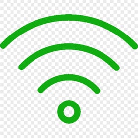HD Wi-Fi Wireless Wifi Green Logo Icon Transparent PNG