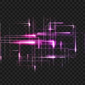 HD Purple Glowing Neon Abstract Effect PNG