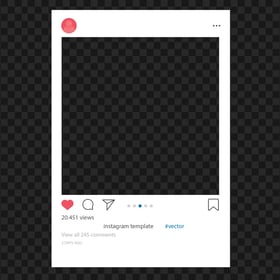 Instagram Feed Template Mockup