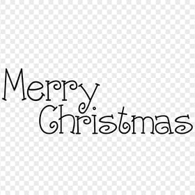 Download Merry Christmas Text Calligraphy PNG