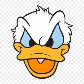 Donald Duck Anger Face HD PNG