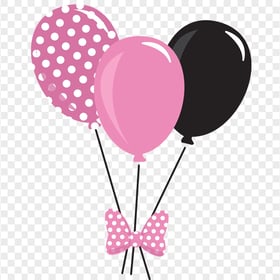 HD Minnie Mouse Balloons Transparent PNG