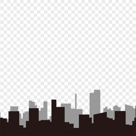 Skyline City Cityscape Silhouette PNG