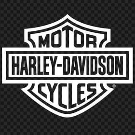 Harley Davidson White Logo PNG