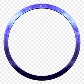 Purple Round Circle Ring Frame PNG