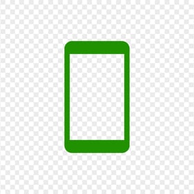 HD Green Modern Smartphone Icon Transparent PNG