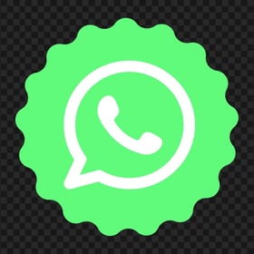 HD Beautiful Round Flower Style Whatsapp Wtsp Wa Icon PNG