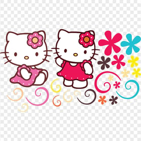 Set Of Two Hello Kitty Sanrio Character HD Transparent PNG