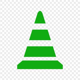 Download HD Green Traffic, Sport Cone Icon PNG