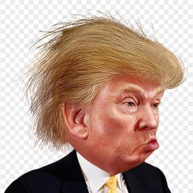 Donald Trump Cartoon Clipart Graphic Illustration