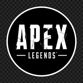 HD Black & White Apex Legends Circular Logo PNG