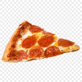 Crust Pepperoni Pizza Slice HD Transparent Background
