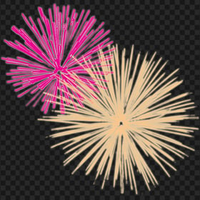 Transparent Fireworks Shapes