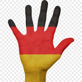 HD Hand Painted With Germany Flag PNG