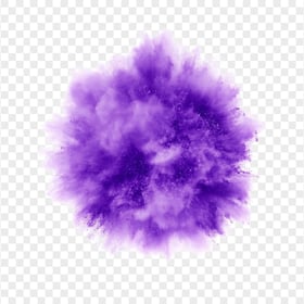 Download Purple Powder Dust Ball Explosion PNG