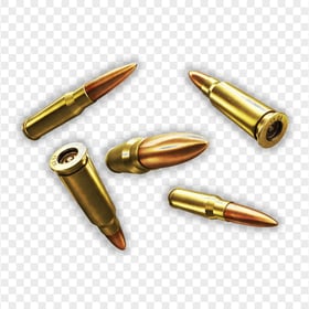 HD Real Falling Weapon Bullets Munitions PNG