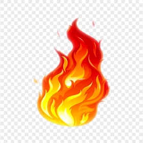 Cartoon Illustration Camp Fire Flames PNG