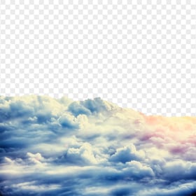 HD Upside Clouds Background PNG