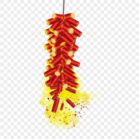 HD Cartoon Fireworks Firecrackers Transparent PNG