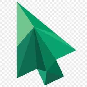 Green Cursor Arrow Abstract Texture