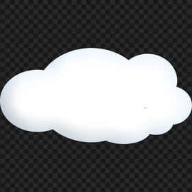 HD Cartoon Realistic White Cloud Transparent PNG