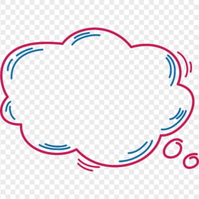 HD Outline Dialog Box Speech Cloud Clipart PNG