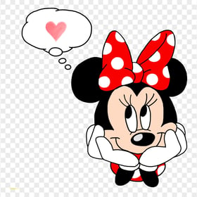 Minnie Mouse Valentine Love PNG