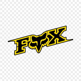 Fox Racing Yellow And Black Logo HD PNG