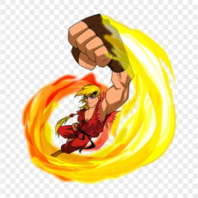 HD Ken Masters Street Fighter Cartoon Character Transparent PNG