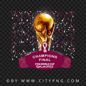 Qatar World Cup 2022 Final Champions Design HD PNG