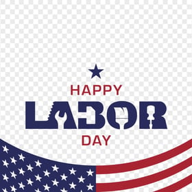 Happy Labor Day USA Logo