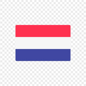 Netherlands Flat Flag Icon PNG