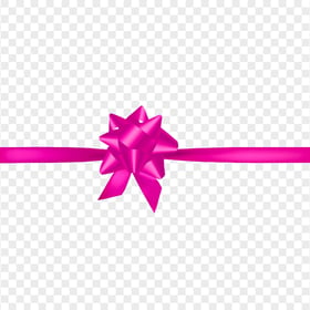 Pink Ribbon Bow Gifts Decoration Image PNG