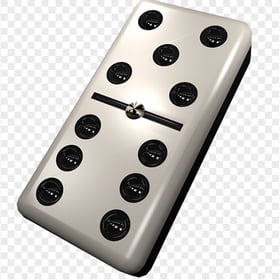 One Domino Piece Dominoes Game Transparent PNG
