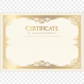 HD Academic School Certificate Of Achievement PNG