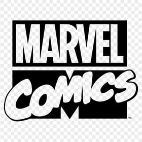 Marvel Comics Black Logo PNG Image