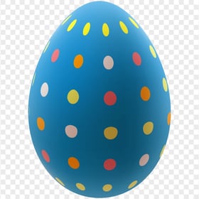 Colorful Single Easter Egg Illustration Transparent PNG