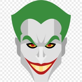 Batman Joker Face Vector Clipart