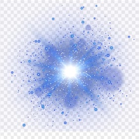 Blue Space Splash Effect Light Clipart Bright