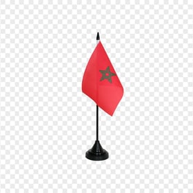 HD Morocco Desk Flag Transparent PNG