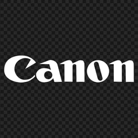 Canon White Logo PNG Image