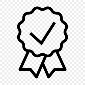 Warranty Ribbon Black Icon Logo Sign Label Badge Download PNG