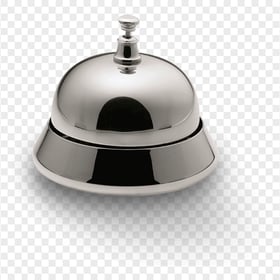 HD Silver Call Bell Illustration PNG