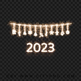 HD 2023 Firework Effect Design Transparent PNG