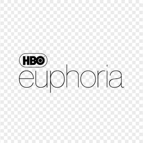 Euphoria HBO Black Logo HD PNG