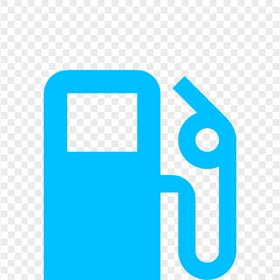 Gas Fuel Station Blue Icon FREE PNG