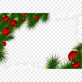 Christmas Decoration Photo Frame PNG