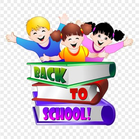 PNG Cartoon Happy Kids Children Back To School